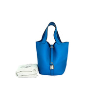 Hermes Picotin Blue 18cm Bag